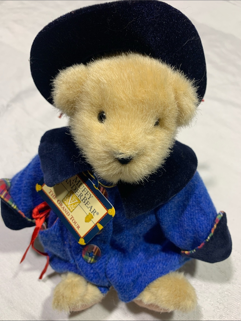 Muffy Vanderbear 'The Grand Tour' Plush Bear in Blue Outfit